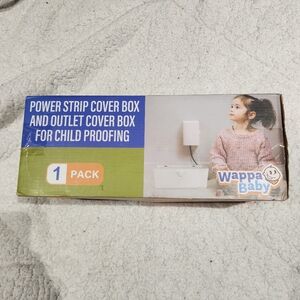 Power Strip Cover Box - White